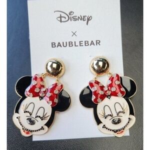 Disney BAUBLEBAR Minnie Mouse Earrings New‎